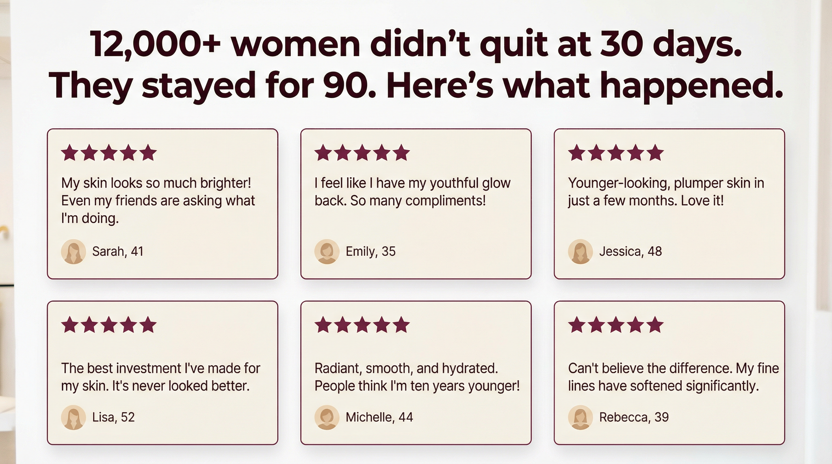 Customer reviews and testimonials